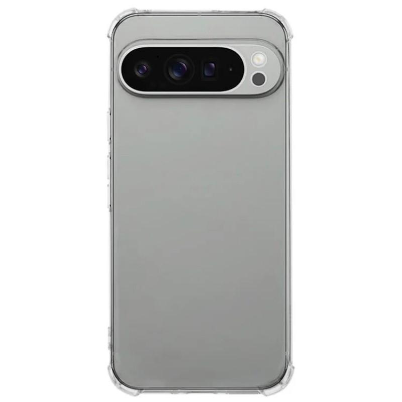 For Google Pixel 9 Pro XL TPU Case WANLONFENG WL3 Series 1.5mm Phone Cover with Tempered Glass Film