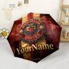 Galatasaray1 Customize Your Name Umbrella Outdoor Automatic Umbrella Retractable Design with 8-Rib Durability Durable Plastic Iron