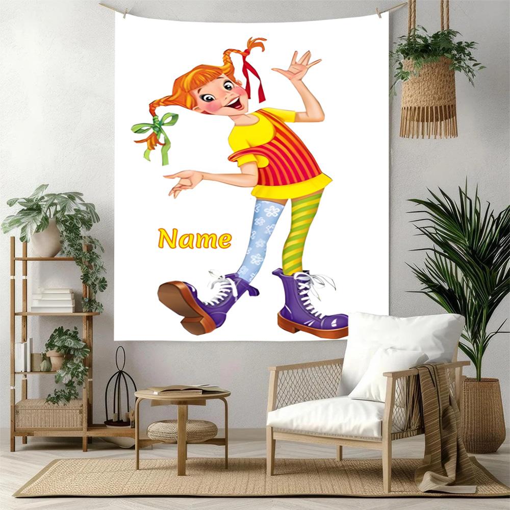 Pipi Custom Your Name Wall Decor Tapestry Art For Pet Memorial Birthdaywedding Party Backdrop Family Gift
