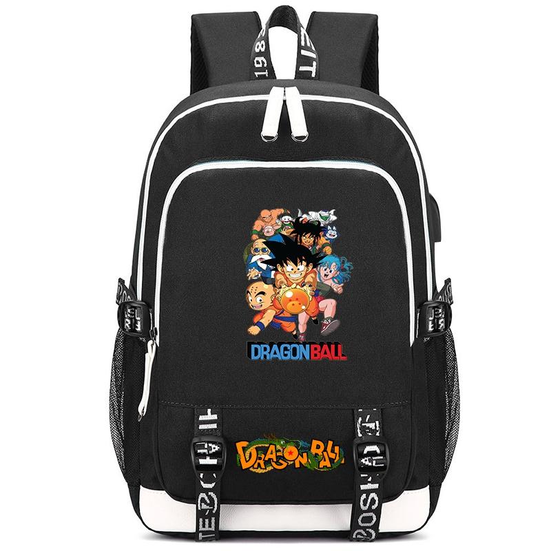 Холщовый рюкзак в стиле аниме Dragon Ball, рюкзак с принтом для девочек и мальчиков, подарок для школы, книжная сумка для мужчин и женщин, дорожная сумка Mochila
