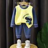 Kids' Pure Cotton Underwear & Homewear Set - Boys & Girls Autumn Cartoon Clothes & Trousers