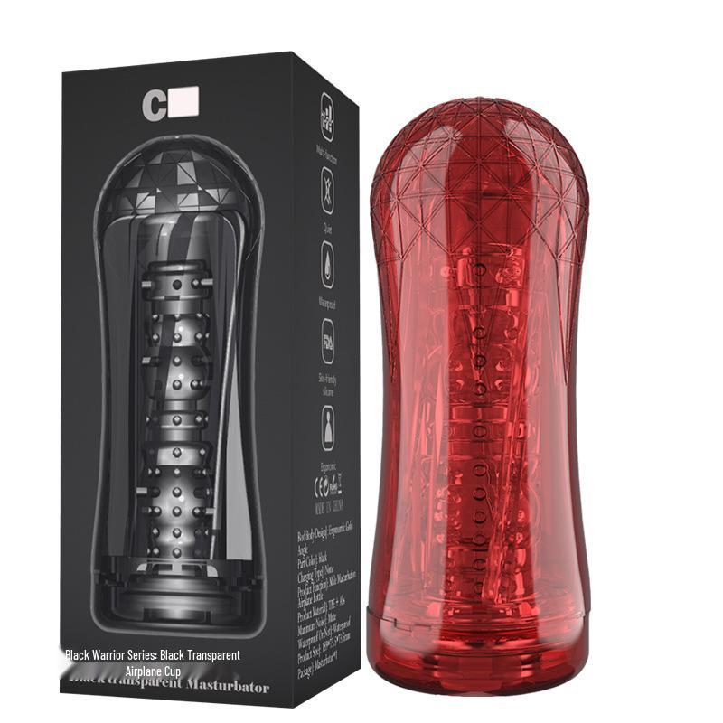 Red Pill Кристально чистый 3-канальный Fleshlight со взрывной эякуляцией для продолжительного мужского удовольствия.