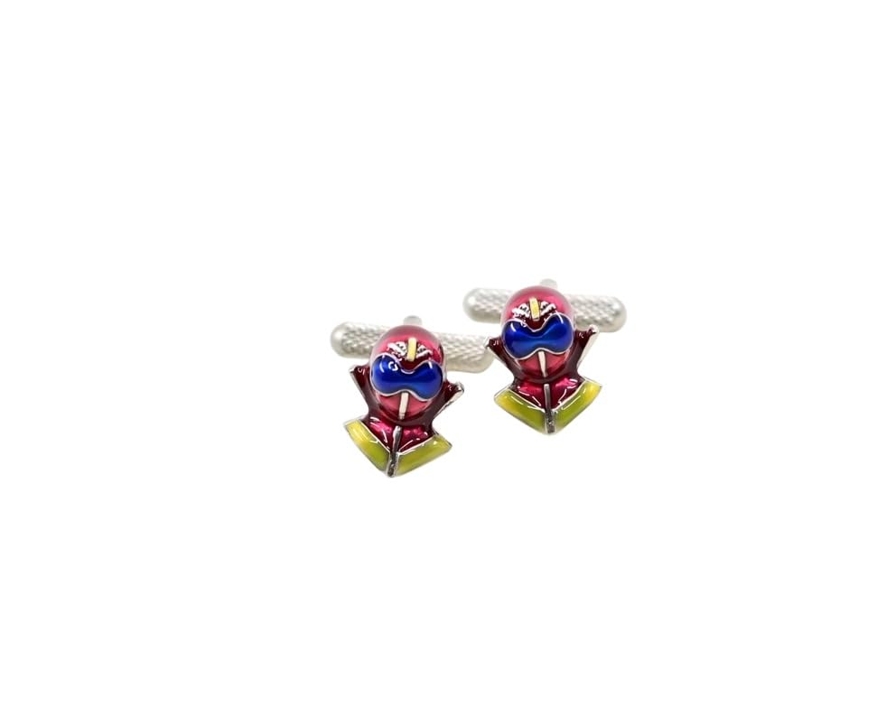 Запонки Himitsu Sentai Goranger x SWANK 01 (красный) HG-CB01