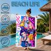 K-pop Demon Hunter Adventure Beach Towel, Quick-drying, Easy to Care for, Suitable for Both Fitness and Beach Vacations,Sports Essential