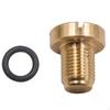 Copper Coolant Tank Bleeder Screw Radiator Hose Bleed Vent Practical with O-ring Reservoir