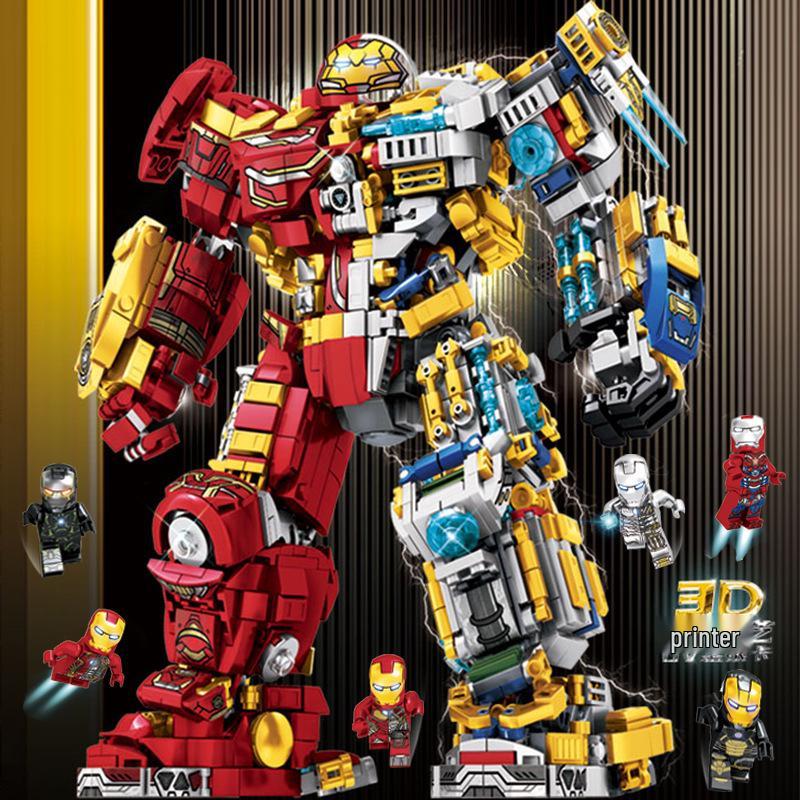 Совместимые Железные Меха Герои Строительные Блоки - Мелкие Детали Развивающие Игрушки для Детей