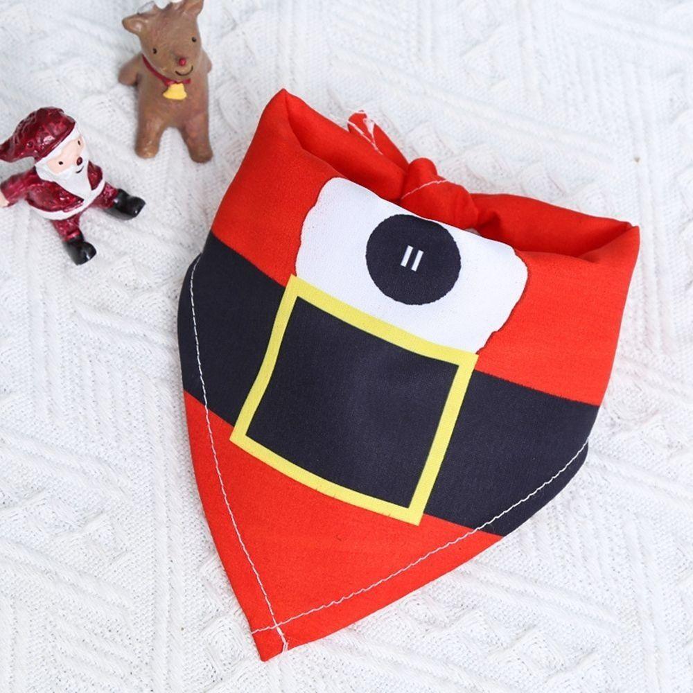 Christmas Dogs Clothes Triangle Bandanas Pet Scarf Dog Bandana Dog Accessories Pet Supplies