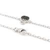 Les Trésors De Lily [J0838] - Silver Bracelet 'Skull' Black White Silver (rhodium Plated) - 10x12 Mm
