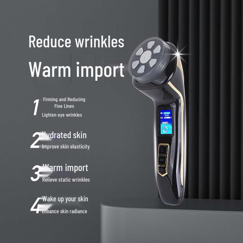 Portable 4-in-1 Ultrasonic Heating Facial Rejuvenation Device