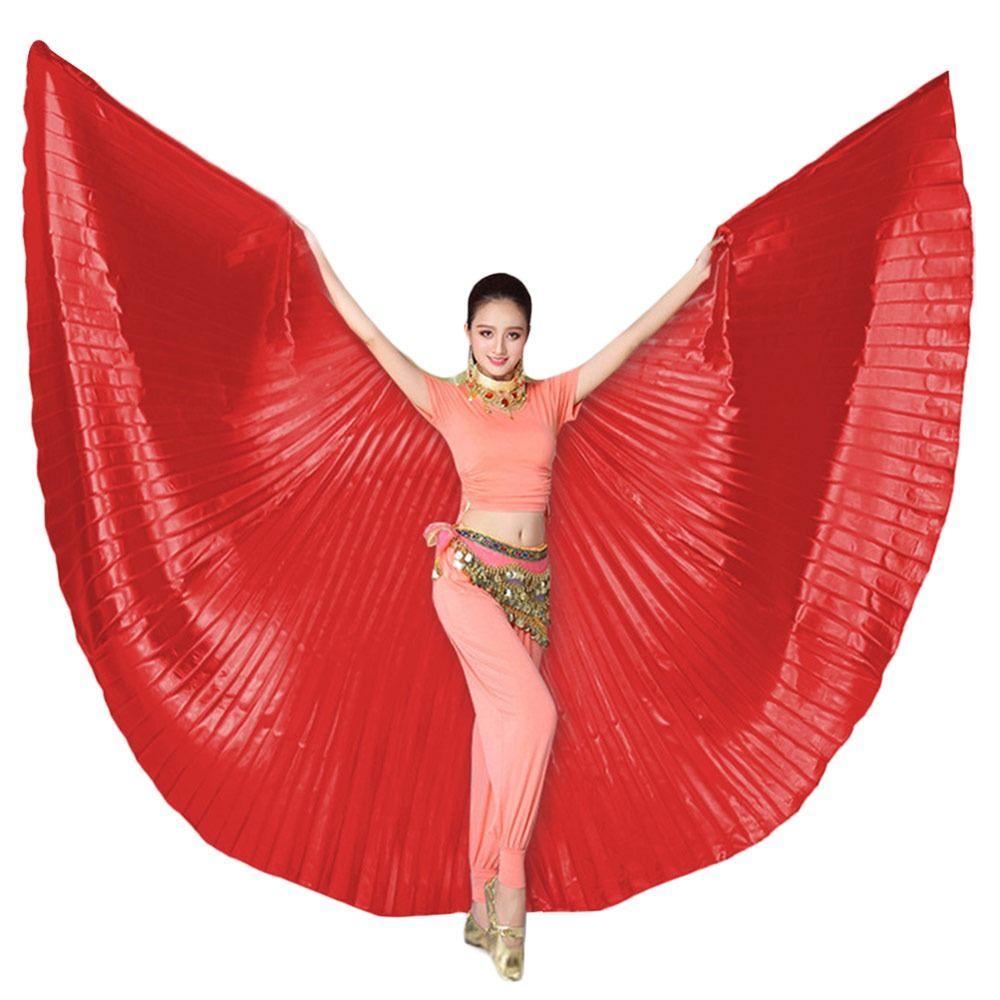 Clothing Prop Carnival Festival Performance Costume With Sticks Isis Wings Belly Dance Wings