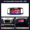 Car Radio Multimedia Player Navigation Wireless BT CarPlay Android 14 For Toyota Allion Premio 2001-2007 Touch Head Unit Screen