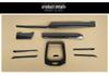 BMW 5 Series Carbon Fiber Interior Trim Kit: Center Console & Dashboard Strips for G60/G68