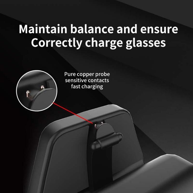 Multiple Device Charging Base for Ray Smartests Glasses Eyewears ABS Construction Toolless Setups