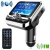 1,8-дюймовый автомобильный Bluetooth FM-передатчик, беспроводной радиоадаптер, музыкальный плеер громкой связи, автомобильный комплект, поддержка TF-карты, USB-диска, AUX