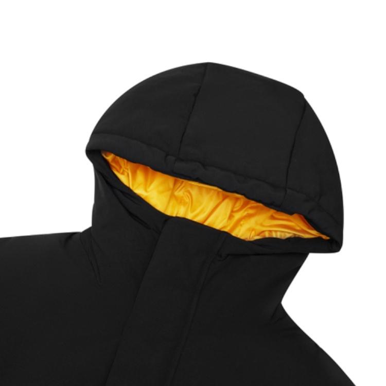 New Balance Warm Down Jacket Asia Sizing 'Black Orange' Men's AMJ04347-BK
