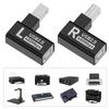 Адаптер принтера USB 2.0 типа B, 90 градусов, адаптер принтера USB B, 480 Мбит/с, удлинительный адаптер «папа-мама» для принтера, сканера, жесткого диска