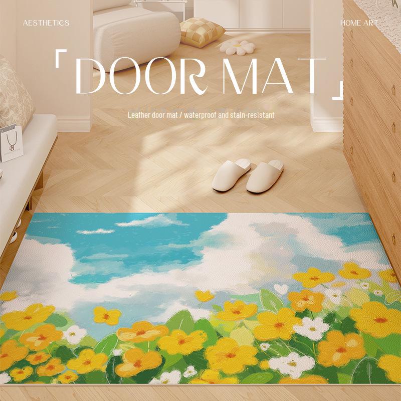 Коврики из ПВХ, устойчивые к грязи, легко чистятся одним протиранием; можно обрезать для соответствия размерам входов.