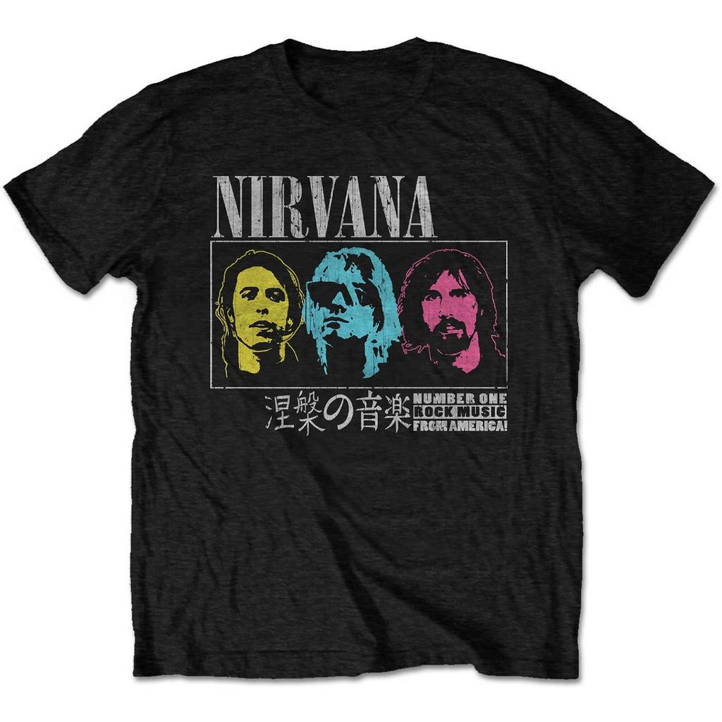 NIRVANA member graphics 100cotton unisex shirt 2026 Summer Oneck Unisexs Y2k Short Sleeve Retro rock commemorate Tshirt fan gift