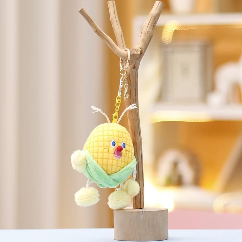 Милая плюшевая игрушка в виде овоща, мультяшная капуста, кукуруза, брокколи, подвеска, мягкая кукла, брелок, рюкзак, сумка для автомобиля, декор, подарок для ребенка