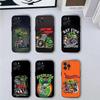 Мультяшный Чехол для Телефона Rat Fink RF Для iPhone 16,15,14,13,12,11,Pro,X,XS,Max,XR,Plus,Mini Мягкий Черный Чехол