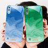 Чернильная wash коннотация синий Для Samsung A01 A02 03 Core 04 05 06 10 12 13 14 5G 15 16 M02 12 Note 8 9 10 20 стекло Ультра чехол для телефона