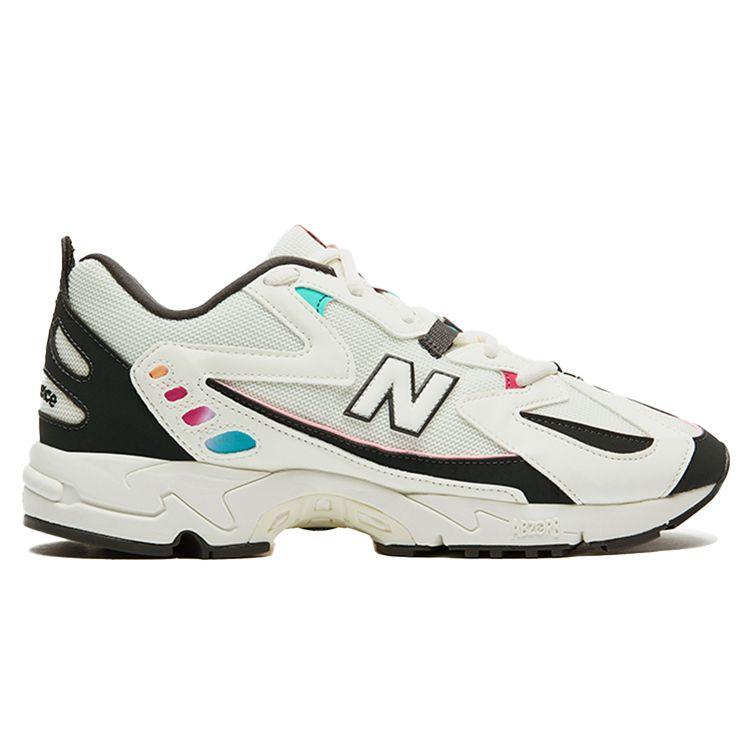 New Balance NB 828 Ткань Синтетическая кожа Ретро Универсальные Низкие Повседневные Кроссовки Унисекс Белый Черный ML828NC