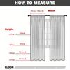 2pcs 100% Blackout Curtains, Thermal Insulated Window Drapes, Window Treatments for Bedroom Living Room, Home Decoration