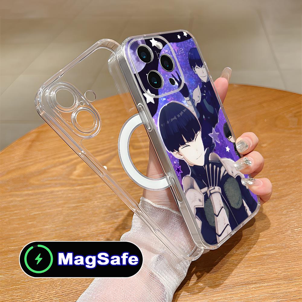 Чехол для телефона Kaiju No.8 Хосина Сосиро для iPhone 17 16 15 14 13 12 11 Air Pro Max Plus Mini Magsafe Прозрачный Цветной Чехол Роскошный