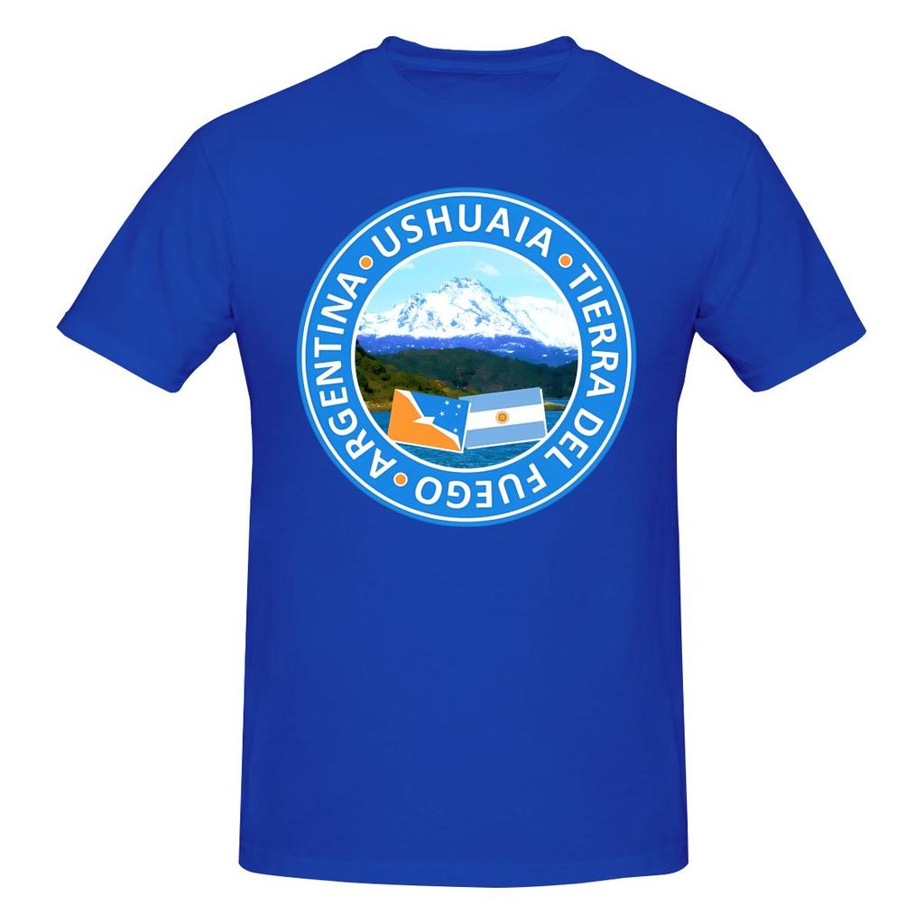 Ushuaia Tierra Del Fuego Argentina Short Style Tshirt Korean Style Lazy Youthful Feeling Cotton Tee