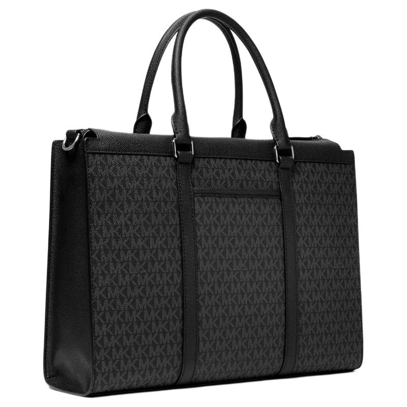 Michael Kors Бренд COOPER Iconic Кожаный портфель для пресбиопии Мужской Черный