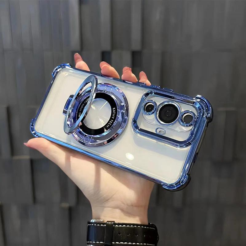 Применимо к чехлу для мобильного телефона Huawei Nova13 со встроенной защитной пленкой для объектива, Nova10Pro, с подушкой безопасности, противоударный, силиконовый, мягкий чехол, магнитное притяжение