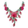 Detachable Embroidery Flower Applique 24cm X 34cm Floral Patches  Wedding Decoration DIY