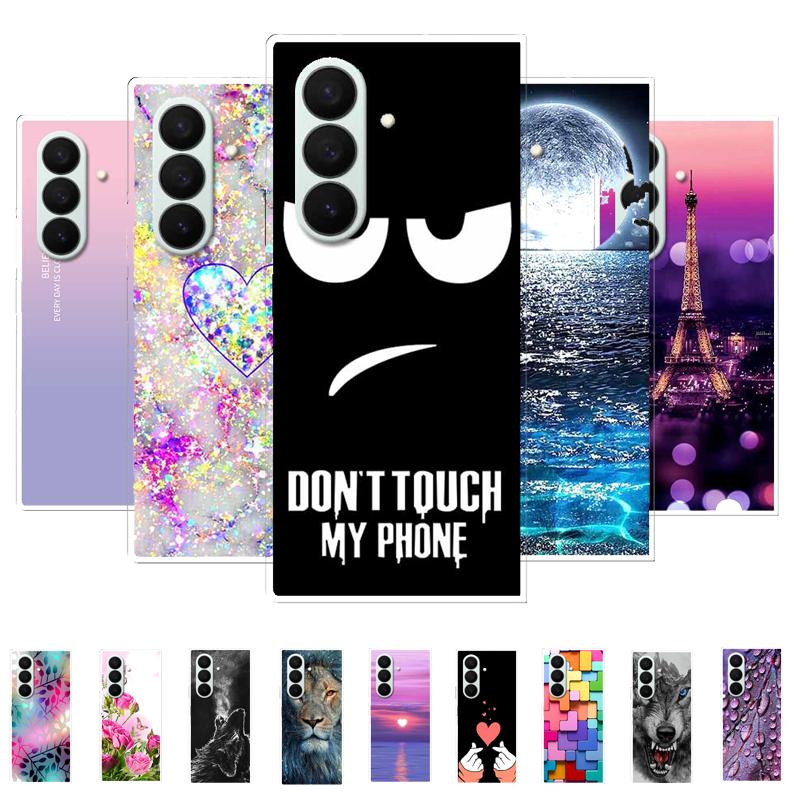 Чехол For Samsung Galaxy Fold 7 Чехол Крутое Космическое Животное Прозрачные Жесткие Чехлы для Телефона для Galaxy Z Fold7 5G 2025 Задняя Крышка Z fold7 Capa