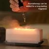 Newest Flame Aroma Diffuser Humidifier USB Desktop Simulation Light Aromatherapy Purifier Air for Bedroom With 7 Colors Diffuser