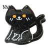 Non Slip Bang Clips Halloween Cartoon Hair for Women Girls, Acrylic Glitter Pumpkin/Ghost/Bat/Cat Decorative Pins Daily Wear Accessories, Cute