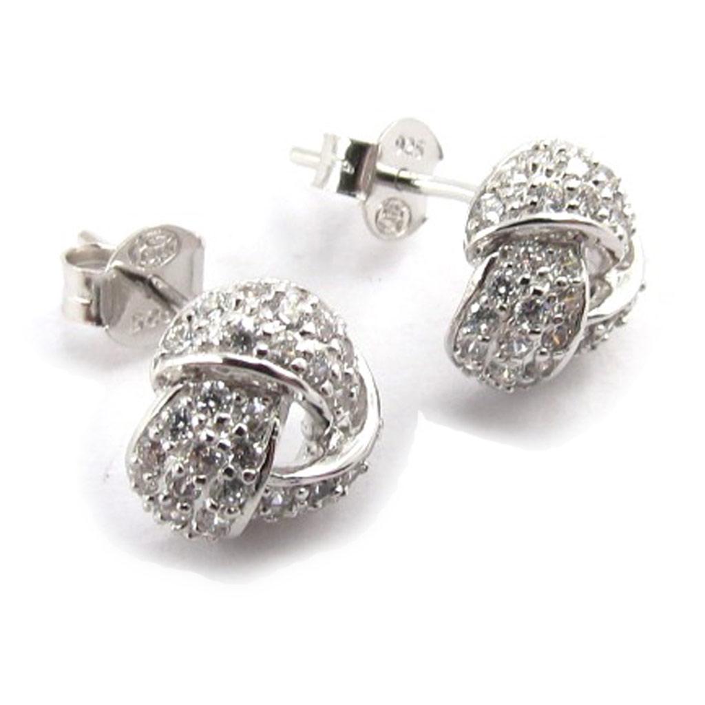 Les Trésors De Lily [J9556] - Серебряные серьги «Déesse» Серебро белое (родиевое покрытие) - 9 мм