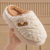 Женские зимние домашние тапочки из хлопка с овечьей шерстью на толстой подошве, теплые бархатные тапочки для пары, милые плюшевые тапочки со смайликом для мужчин