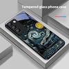 Ретро Масляная Живопись Для Y72 33S 11 03 36 96 Lite 35 16 Iqoo 12 V40 SE 5G 29 40 21 30 X80 Pro Vivo Чехол для Телефона из Закаленного Стекла Черный