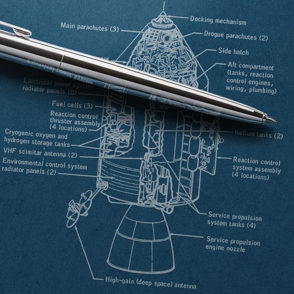 Шариковая ручка Fisher ASTRONAUT Chrome 1010034 AG-7