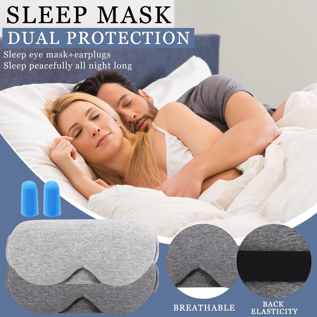 Хлопковый светильник для сна, блокирующий сон, мягкий чехол для глаз с повязкой на глаза, чехол для сна, путешествий