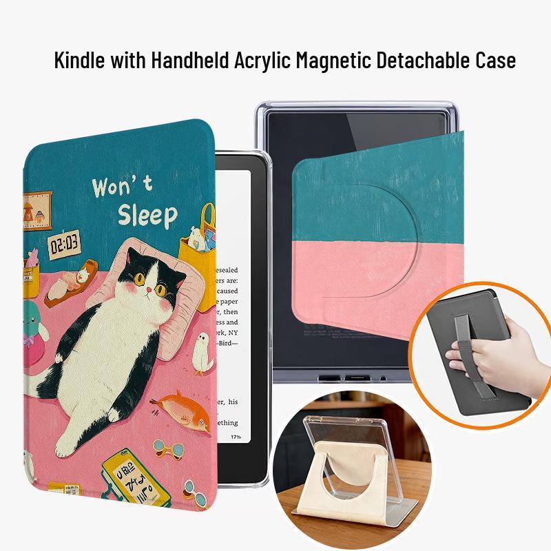 Чехол-книжка Kindle E-reader Youth Edition, магнитный, съемный, защитный, для KPW1-6, с функцией сна.