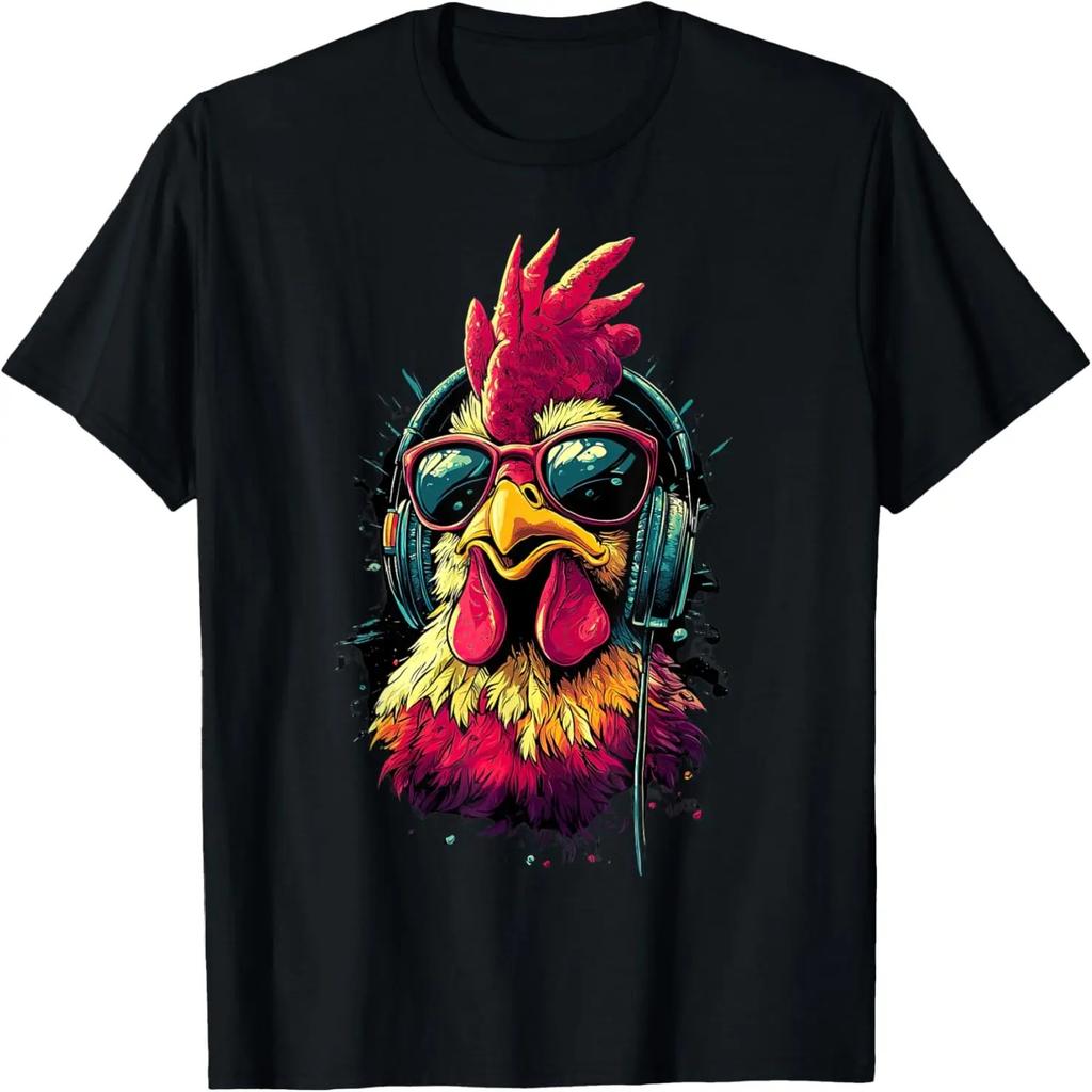 Funny Chicken cool Graffiti Urban art street T-Shirt