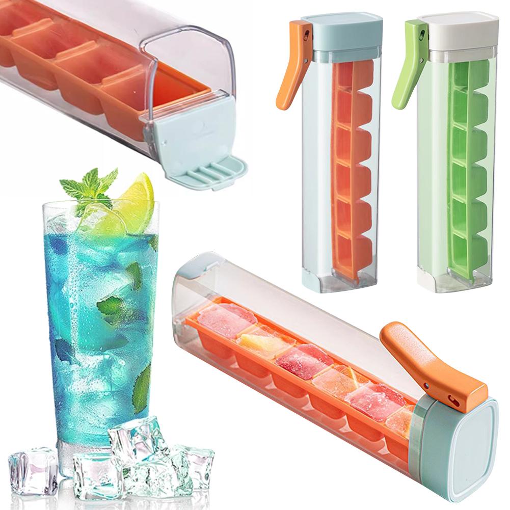 Ice Tube Making Trays Easy Push and Pop Out Ice Cube Molds Vertical Ice Cube Tray Ideal for Sports and Water Bottles