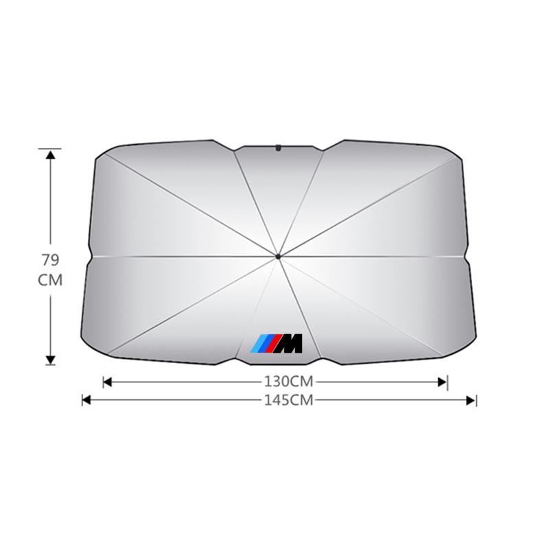Car Sunshade Umbrella Car Front Window Sunshade Cover For BMW M Emblem E46 E36 E34 F10 E90 F30 E60 F30 E53 E30 E92 E87