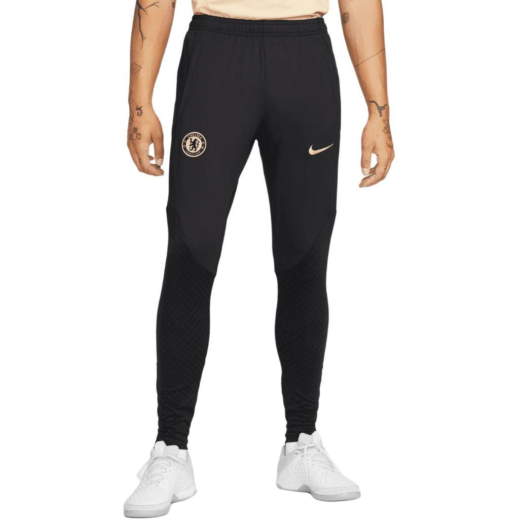 Nike Chelsea Dri Fit Футбольные штаны Мужские Черный/Золотой DN2880-010