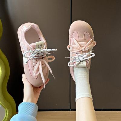 Новые ретро маленькие белые туфли женские весенние студенческие на толстой подошве увеличивающие рост повседневные туфли уличный стиль