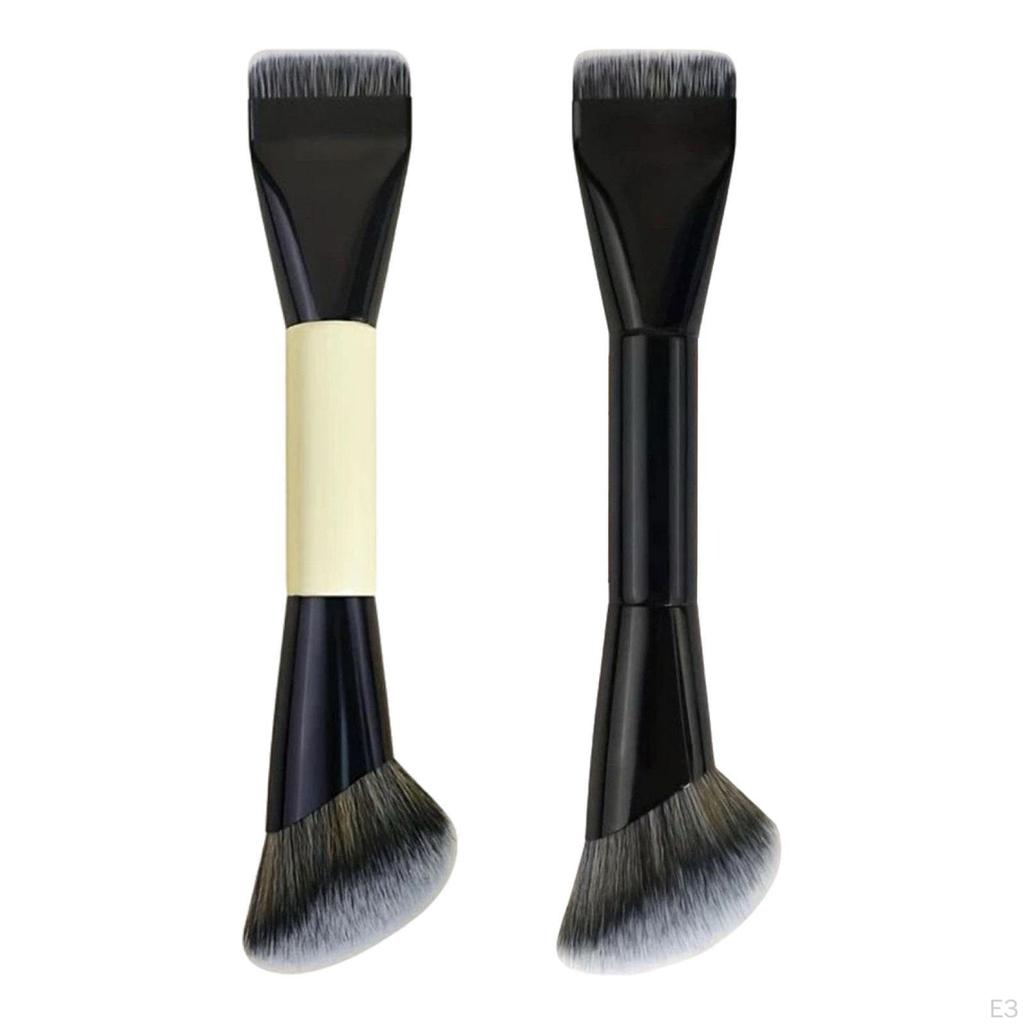 Кисть для тональной основы Двусторонняя Многофункциональная для макияжа лица для нанесения пудры Жидкий крем