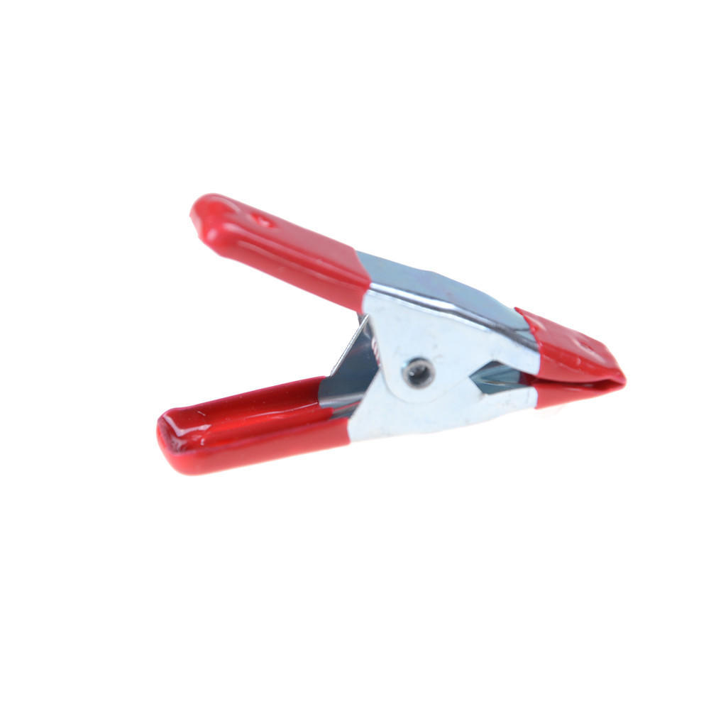 10Pcs Metal Spring Clamps 2" Clip Soft Plastic Tips Grip Photos Craft