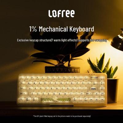 Прозрачная механическая клавиатура Lofree 1% с двумя режимами