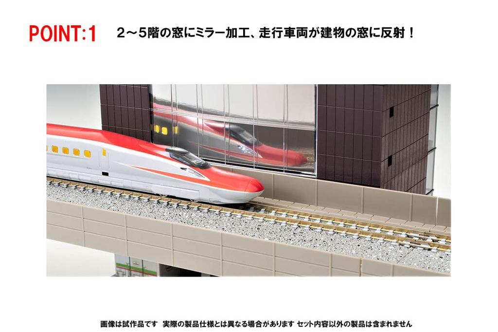 Комплексное здание TOMIX N Gauge с круглым окном, 5-этажное, 4217, принадлежности для моделей железных дорог